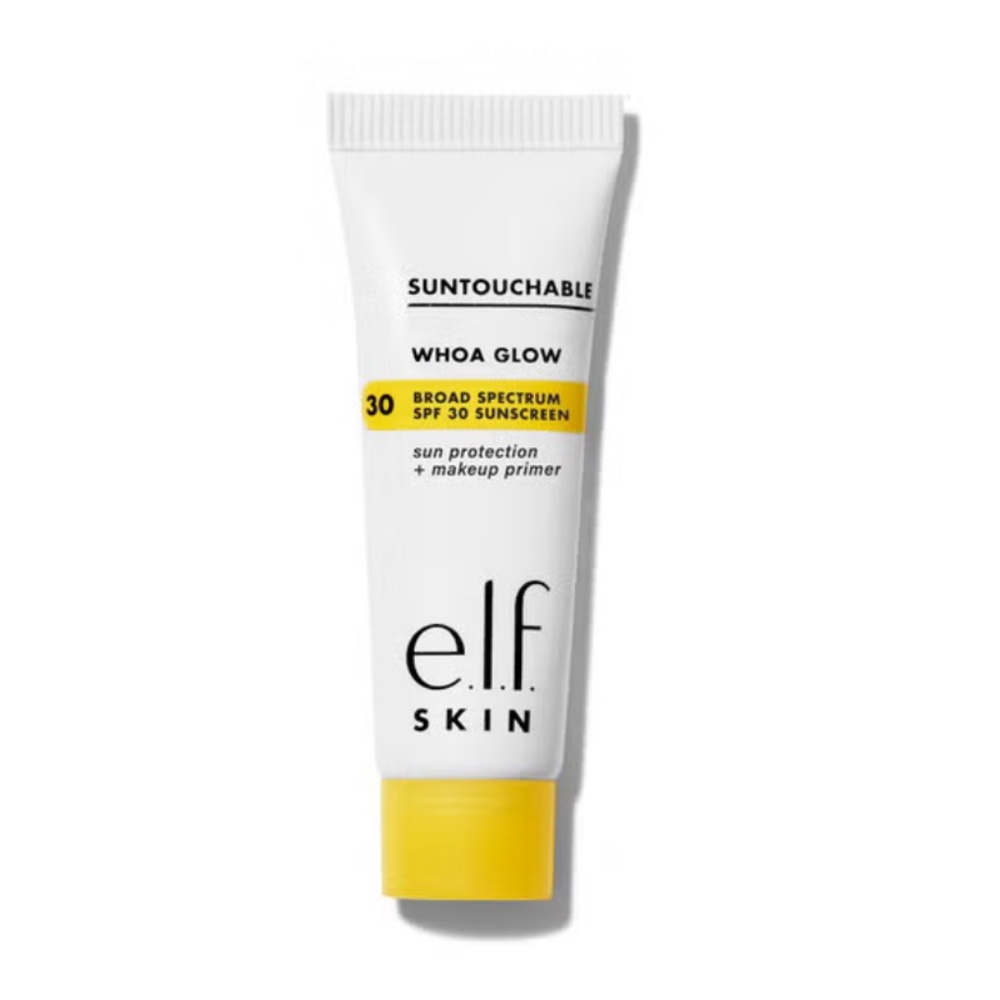 NWT ELF Skin Whoa Glow SPF 30 Sunscreen in Sheer Peach Shimmer 0.34 oz